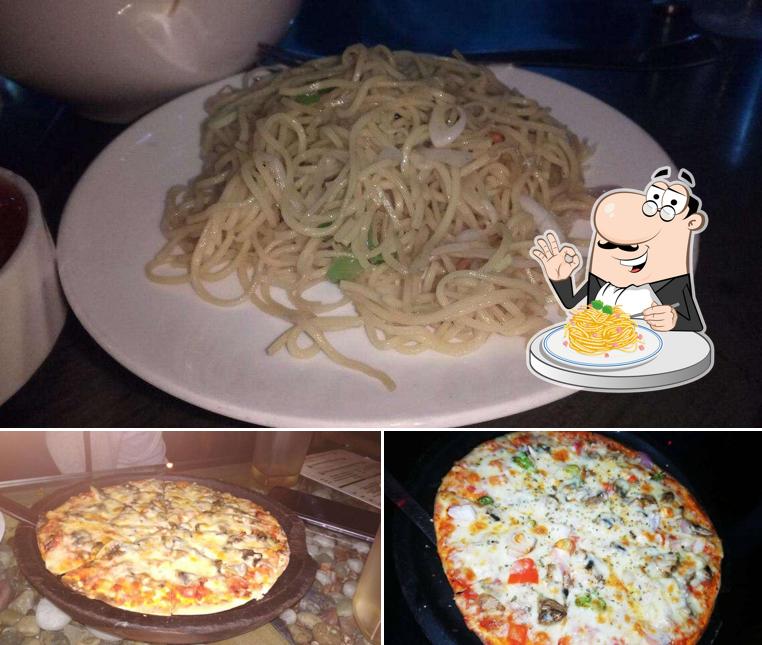 Spaghetti carbonara at NHC cafe
