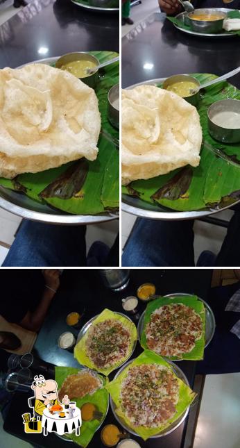 Food at Sri Prasad Udipi Hotel