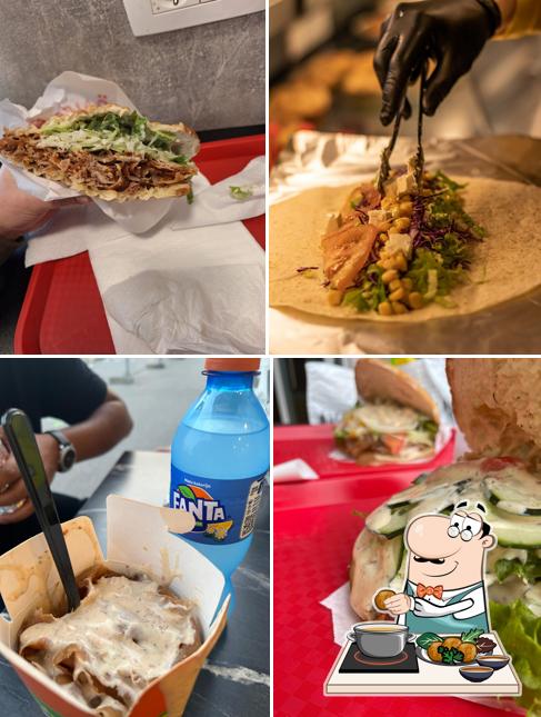 Street food "chili" kebab