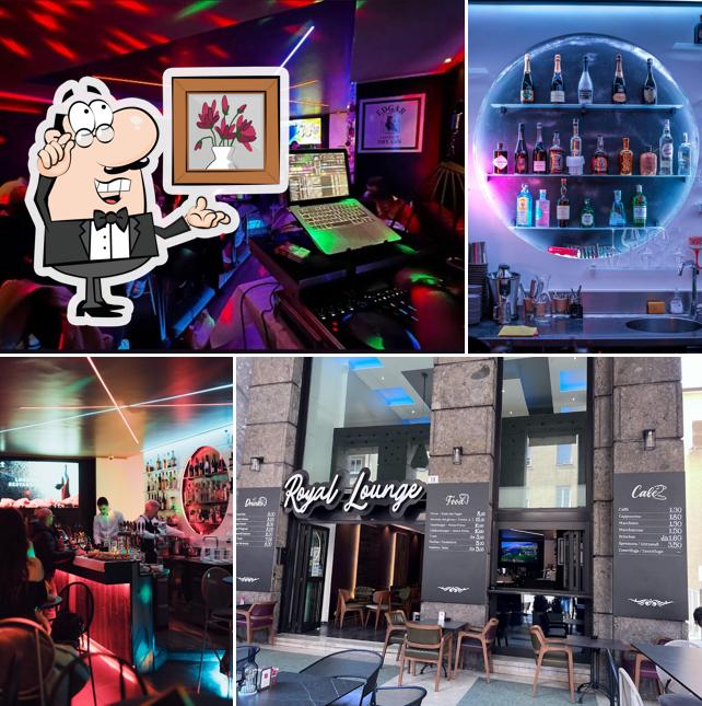 Gli interni di Royal Lounge