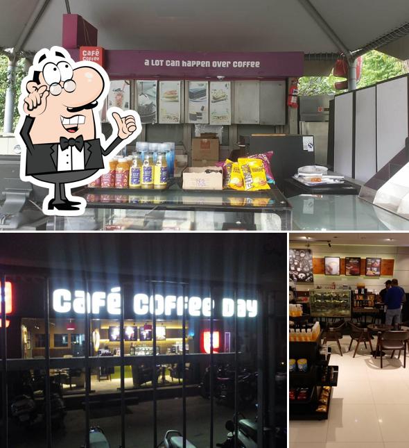 The interior of Café Coffee Day
