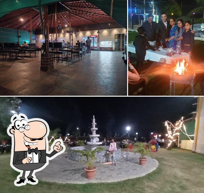 You can get some fresh air at the outside area of ATITHI RESTAURANT & PARTY LAWN