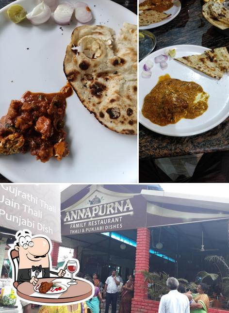 Get meat dishes at Annapurna Family Restaurant