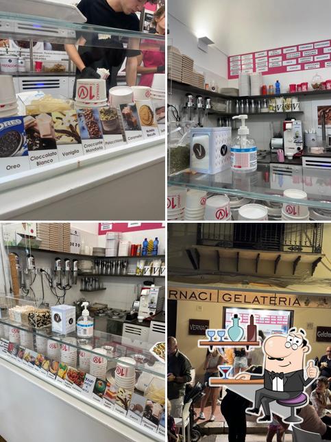 Gli interni di Gelateria Vernaci