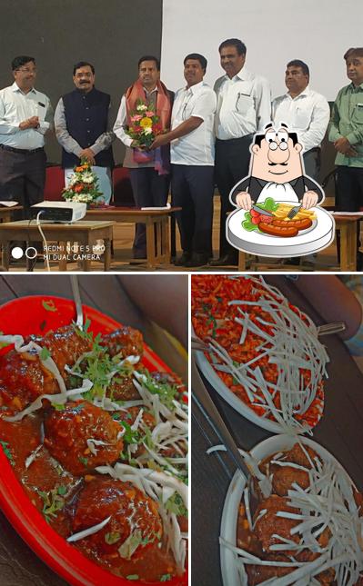 Among different things one can find food and interior at HOTEL RED ROSE