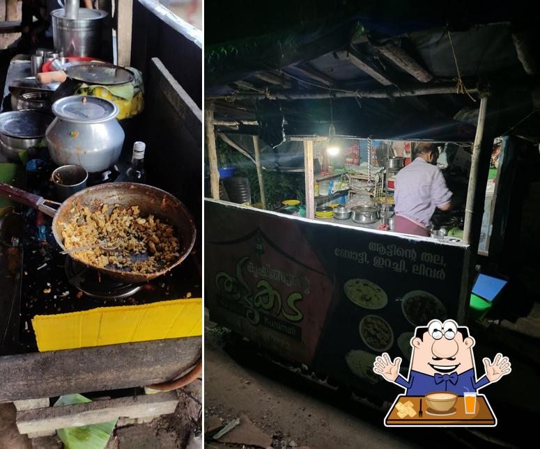 Food at Krishnettante Kada