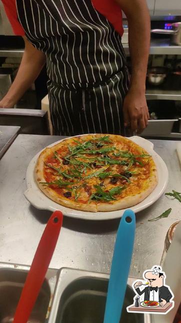Food at Jamie's Pizzeria by Jamie Oliver