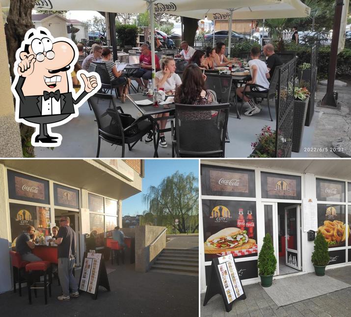 La foto di interni e bevanda da Pizza & Kebab CITY