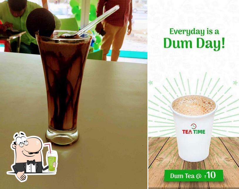 Enjoy a beverage at Tea Time -Semmadai karur