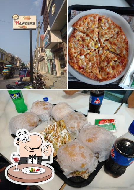 The image of The Hawkers VEG’s food and beer