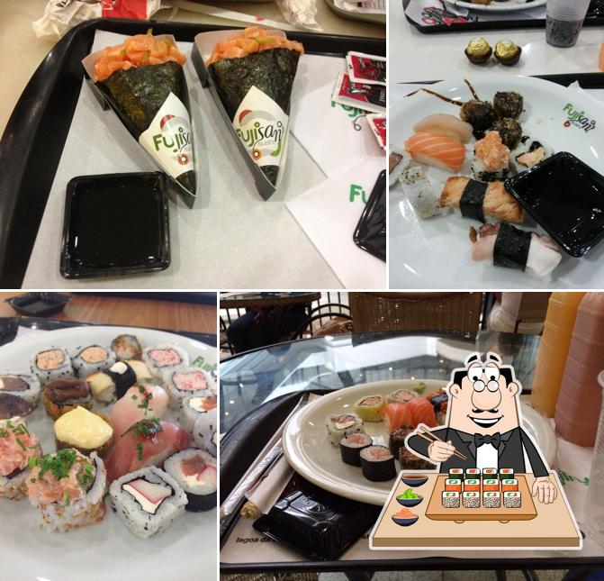 No Fuji San Sushi, você pode provar sushi