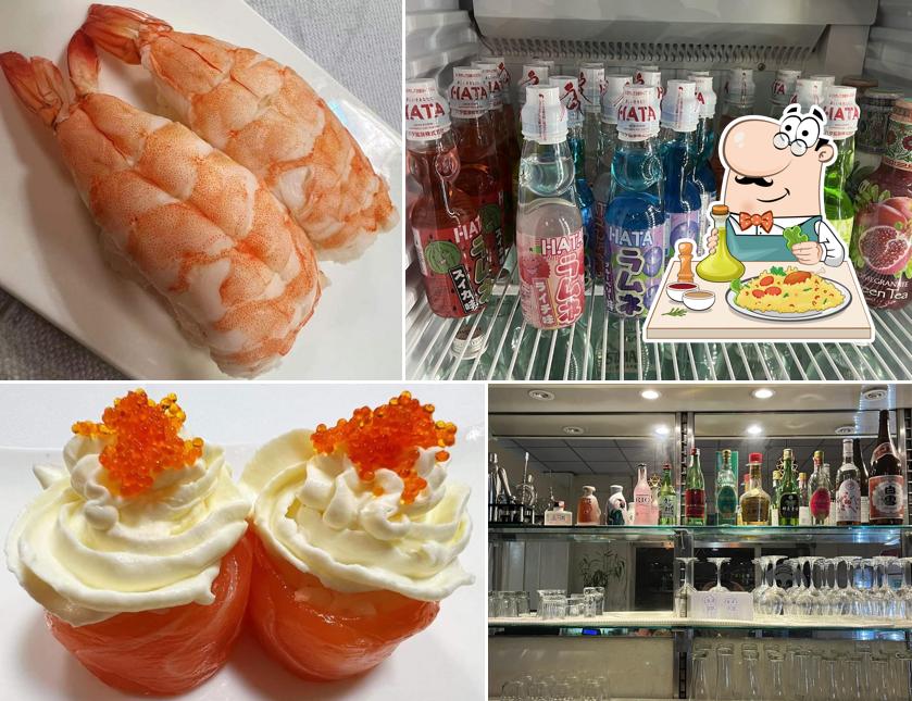 Cibo al Ristorante Panda cinese-giapponese