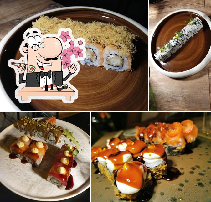 Scegli le varie opzioni di sushi