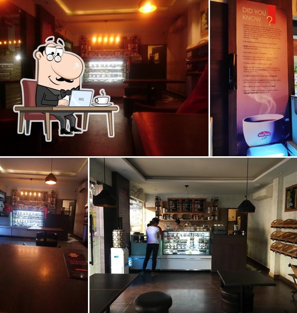 The interior of The Bake Shop cafe