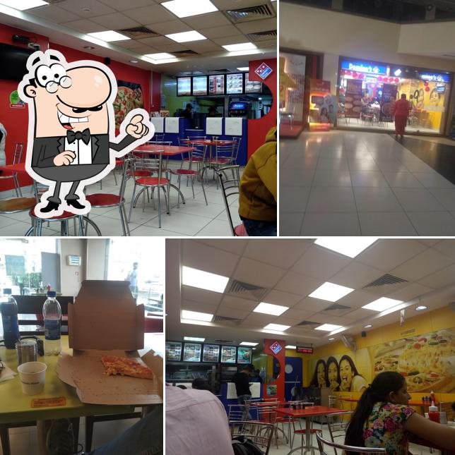 The interior of Domino's Pizza Zirakpur Chowk, Zirakpur