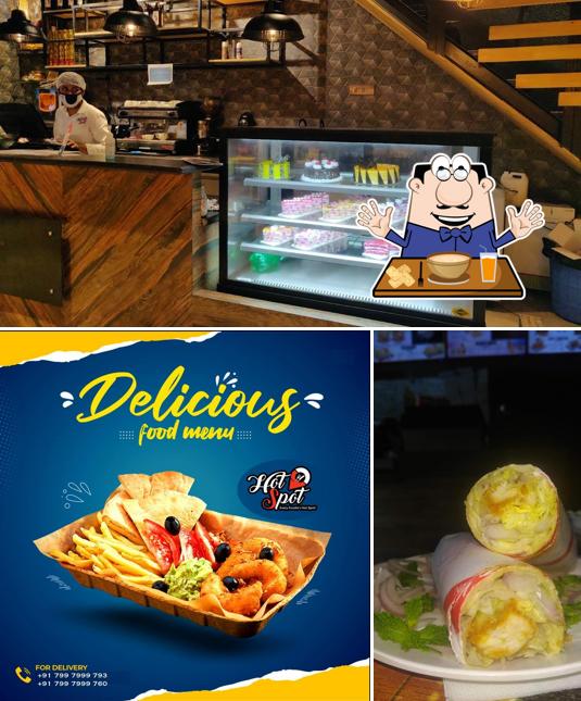 Among different things one can find food and interior at Hot Spot