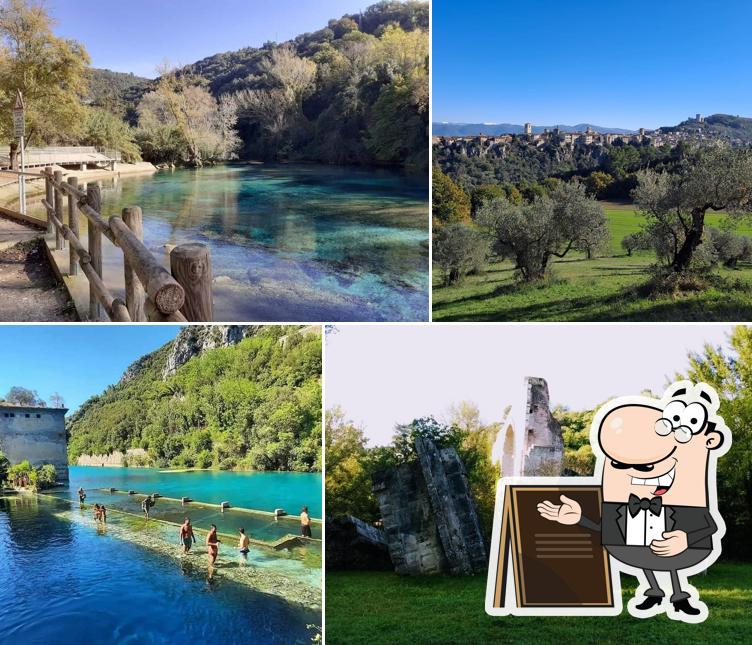 Goditi la vista dall'area esterna di Noleggio Bici "Alle Gole del Nera - Le Mole - Stifone" Bici 10 Euro al giorno"