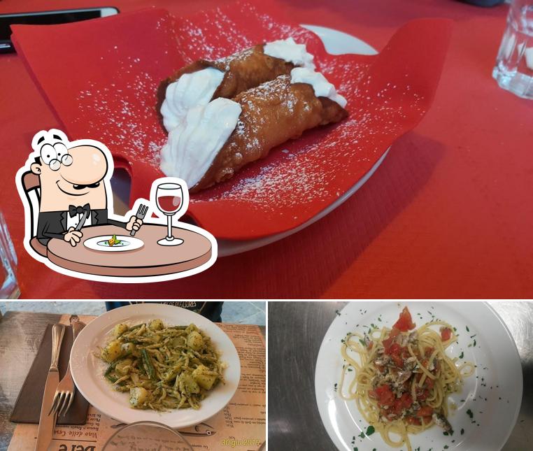 Platti al Osteria L'Anciua Matta