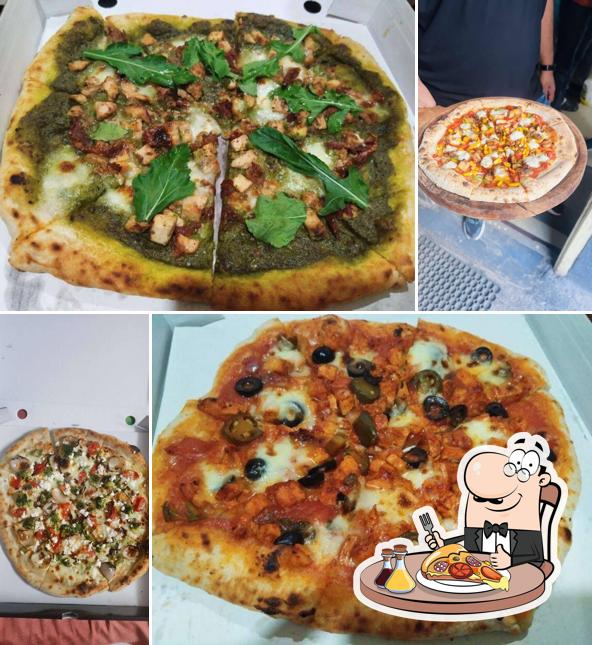 Pick different types of pizza
