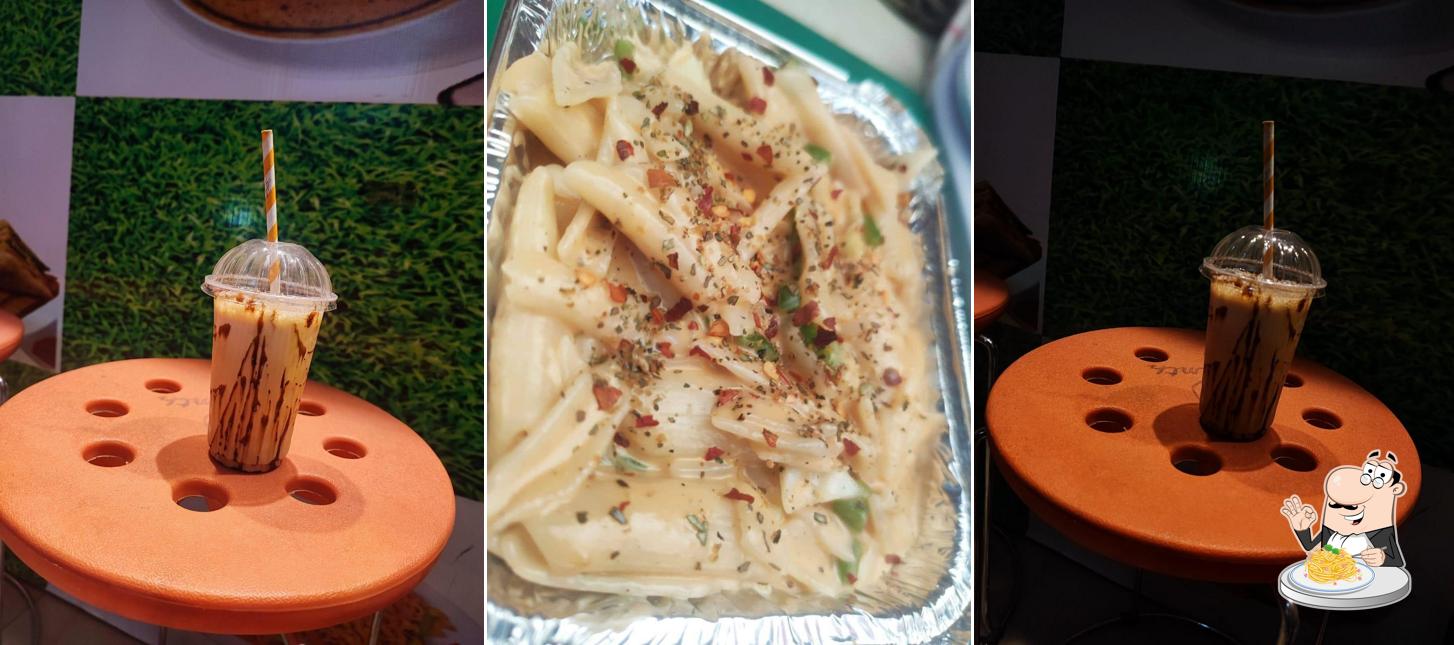 Spaghetti carbonara at JEET DA JASHN CAFE