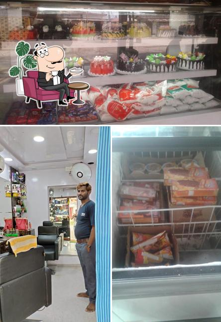 The interior of Maya Sweets