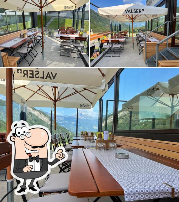 Gli interni di Restaurant Panorama St.Luzisteig