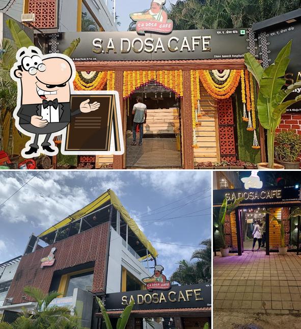 The exterior of SA DOSA CAFE