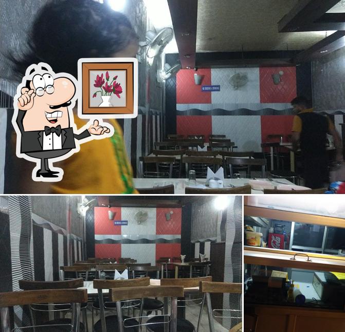 The interior of Star FOod Hut