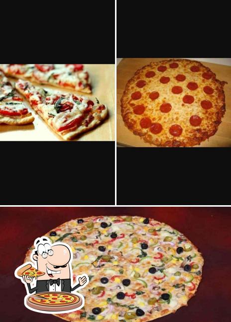 Pick pizza at BRUNCH HOUSE