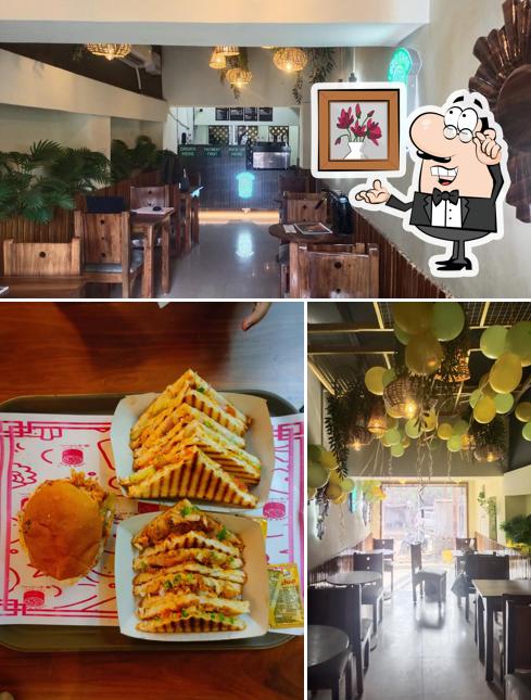 Take a seat at one of the tables at Ludo Cafe (College Square)