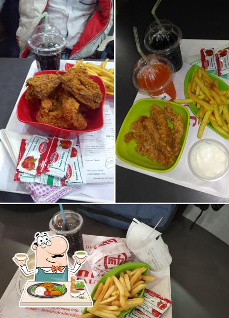 Food at MFC Restaurant