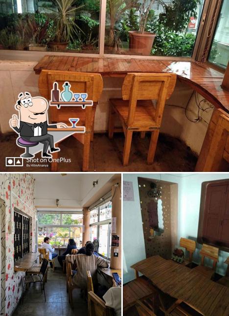 This is the photo showing interior and exterior at Mark's Cafe-Diner