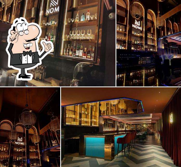 The interior of Nomi