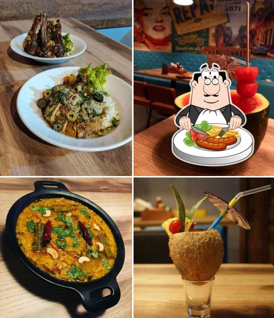 Meals at Over The Flow Sports Lounge