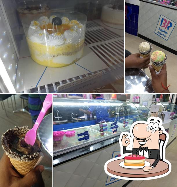 Cheesecake at Baskin Robbins, Candolim Calangute Road