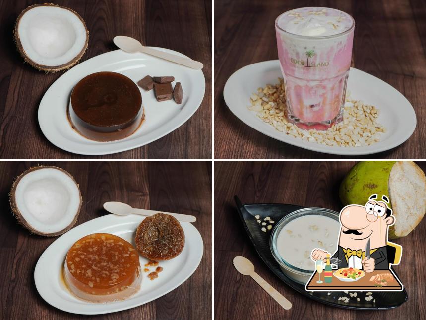 Chocolate mousse at Coco Island