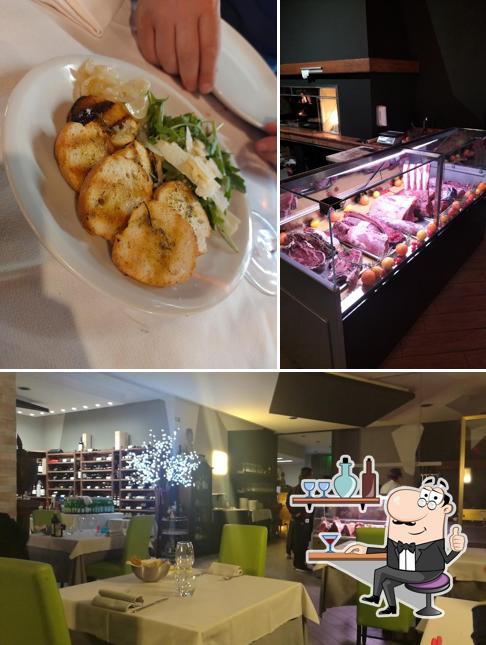 Gli interni di Il Caminetto Montegibbio - Steak House