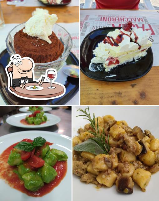 Cibo al Osteria Là Di Maur