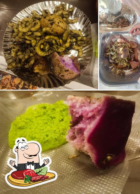 Order meat meals at Mama Bhanja Umbadiyu