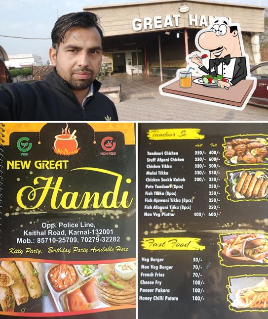 Food at New Great Handi