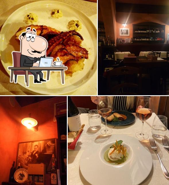 Gli interni di Osteria Del Tempo Perso