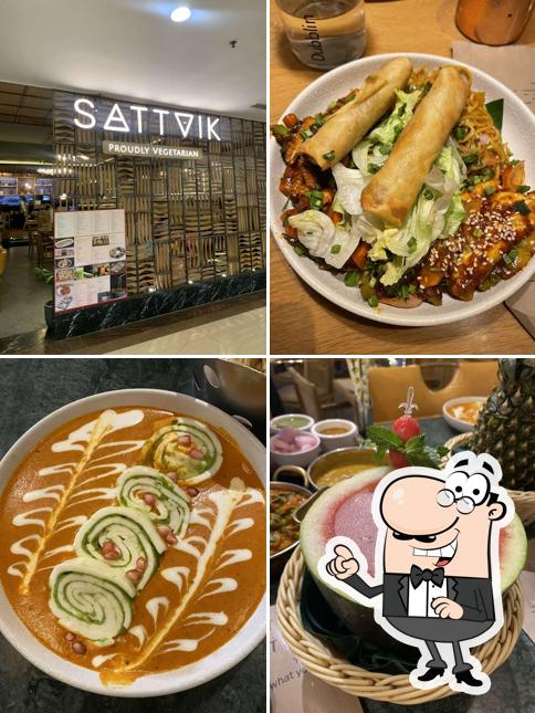 The exterior of Sattvik restaurant