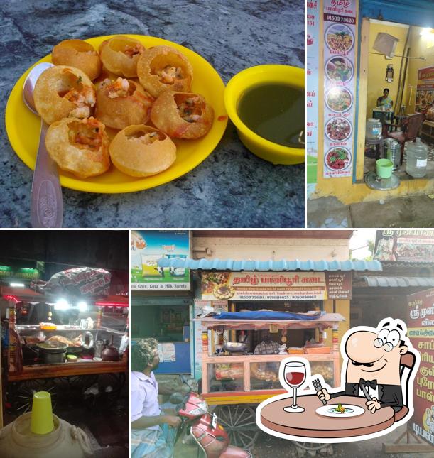 Food at Tamil Pani poori kadai