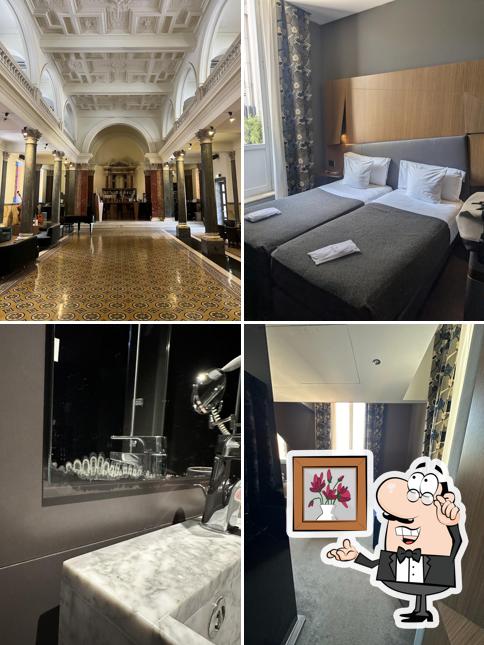 Gli interni di Hotel The Building
