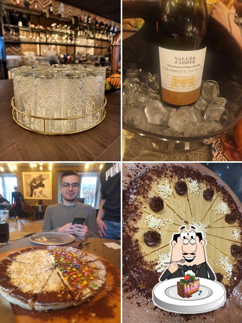 Torta al cioccolato al Tourlé Pizzeria, Grill & Lounge Aosta