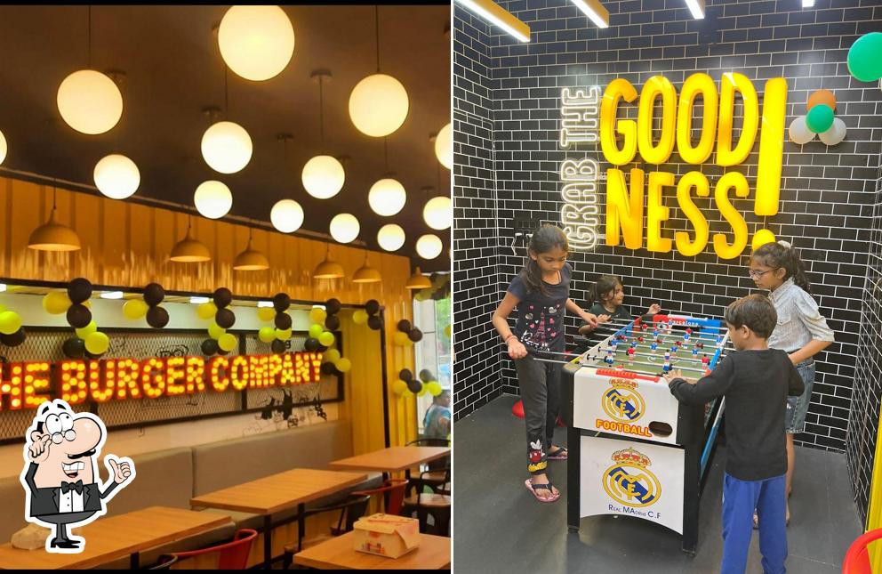 Check out how The Burger Company looks inside