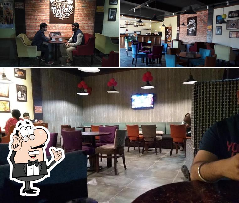 The interior of Coasters- The Coffee Club & Fast Food Hub