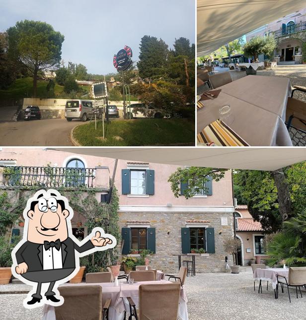 Gli interni di Villa Andor