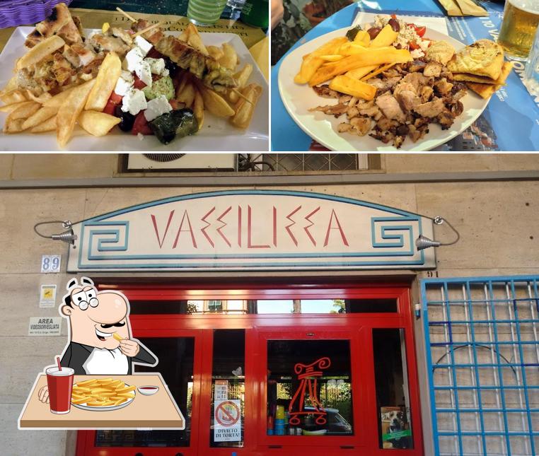 Patatine fritte al Ristorante Vassilissa