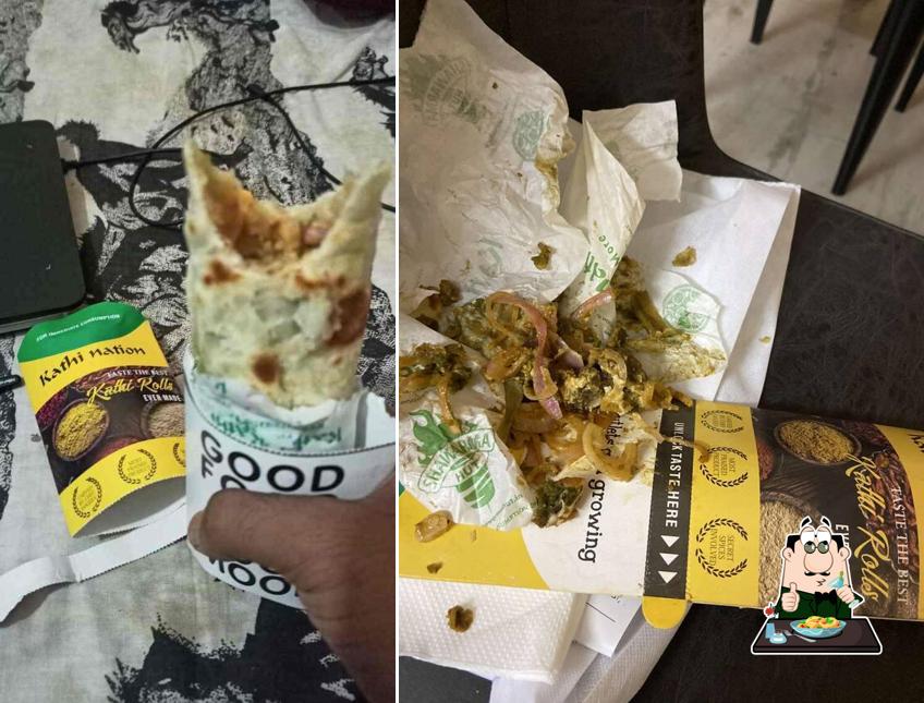 Food at Kathi Nation